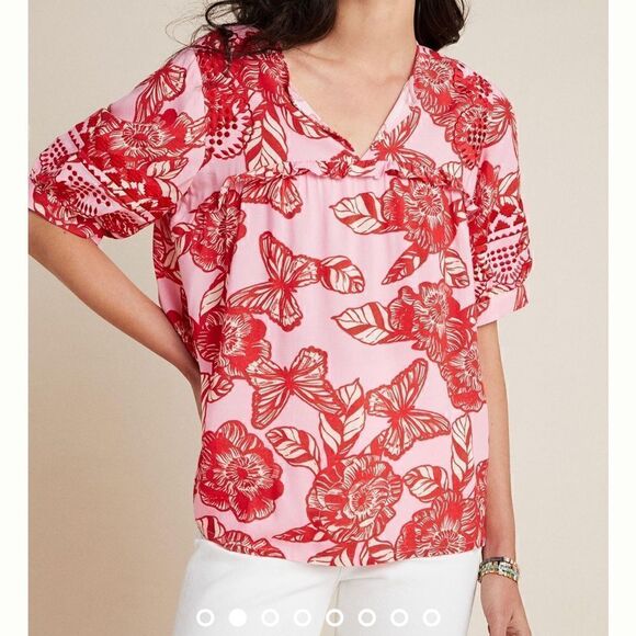 Vineet Bahl Igrid embroidered blouse - Picture 6 of 8